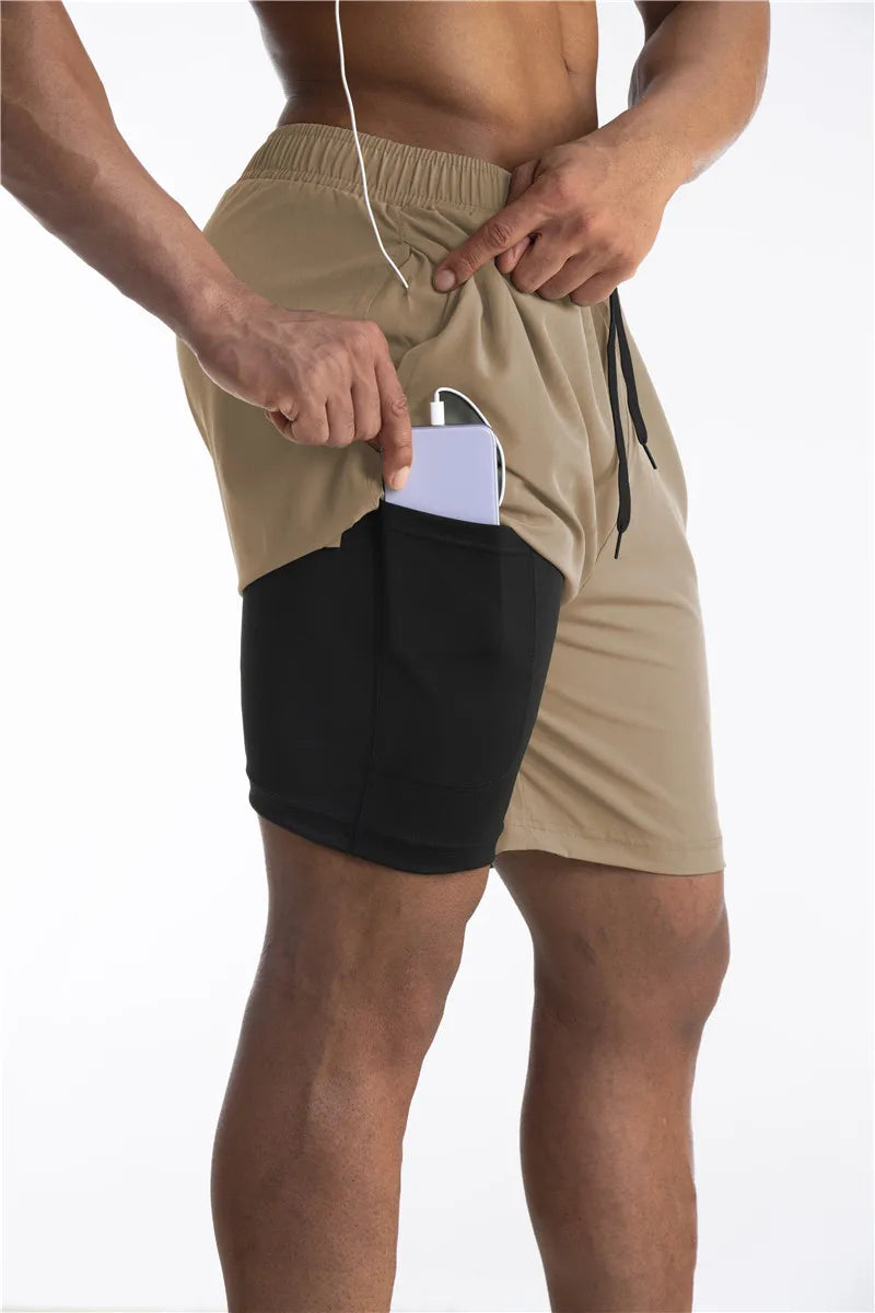 Otto - Armour Hardloop Shorts Met Liner Met Zak Voor Je Telefoon