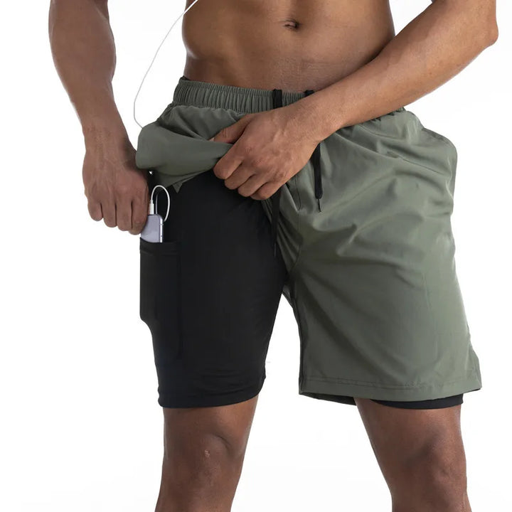 Otto - Armour Hardloop Shorts Met Liner Met Zak Voor Je Telefoon