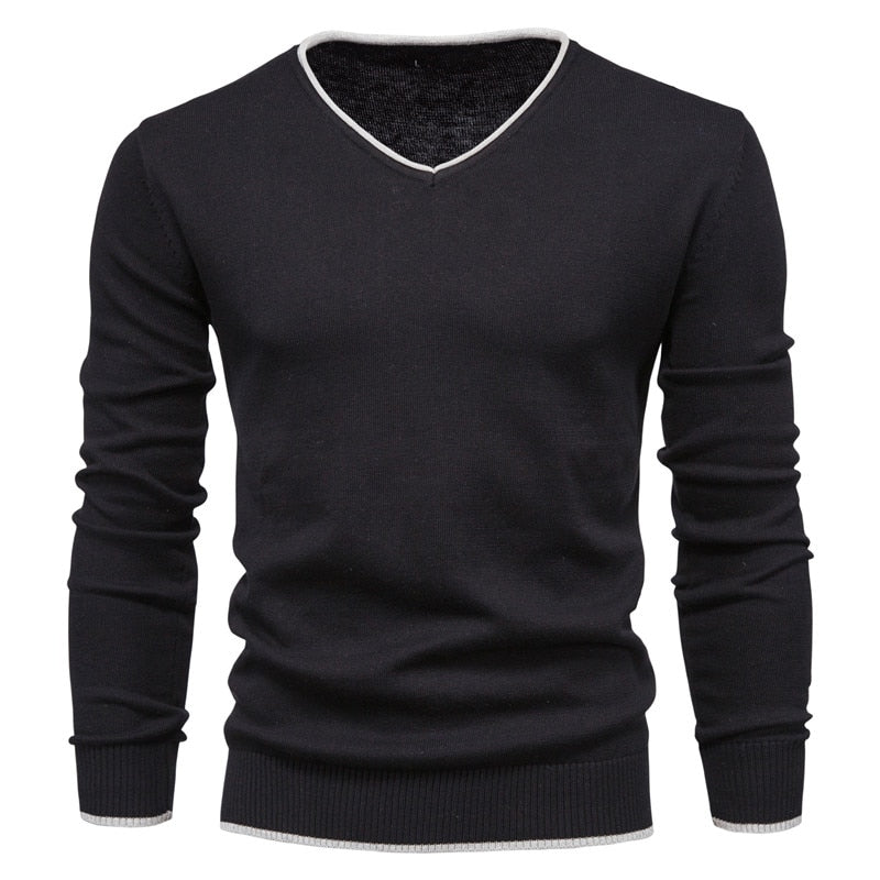 Edgar - Heren Trui | Slim Fit Sweater met V-Neck