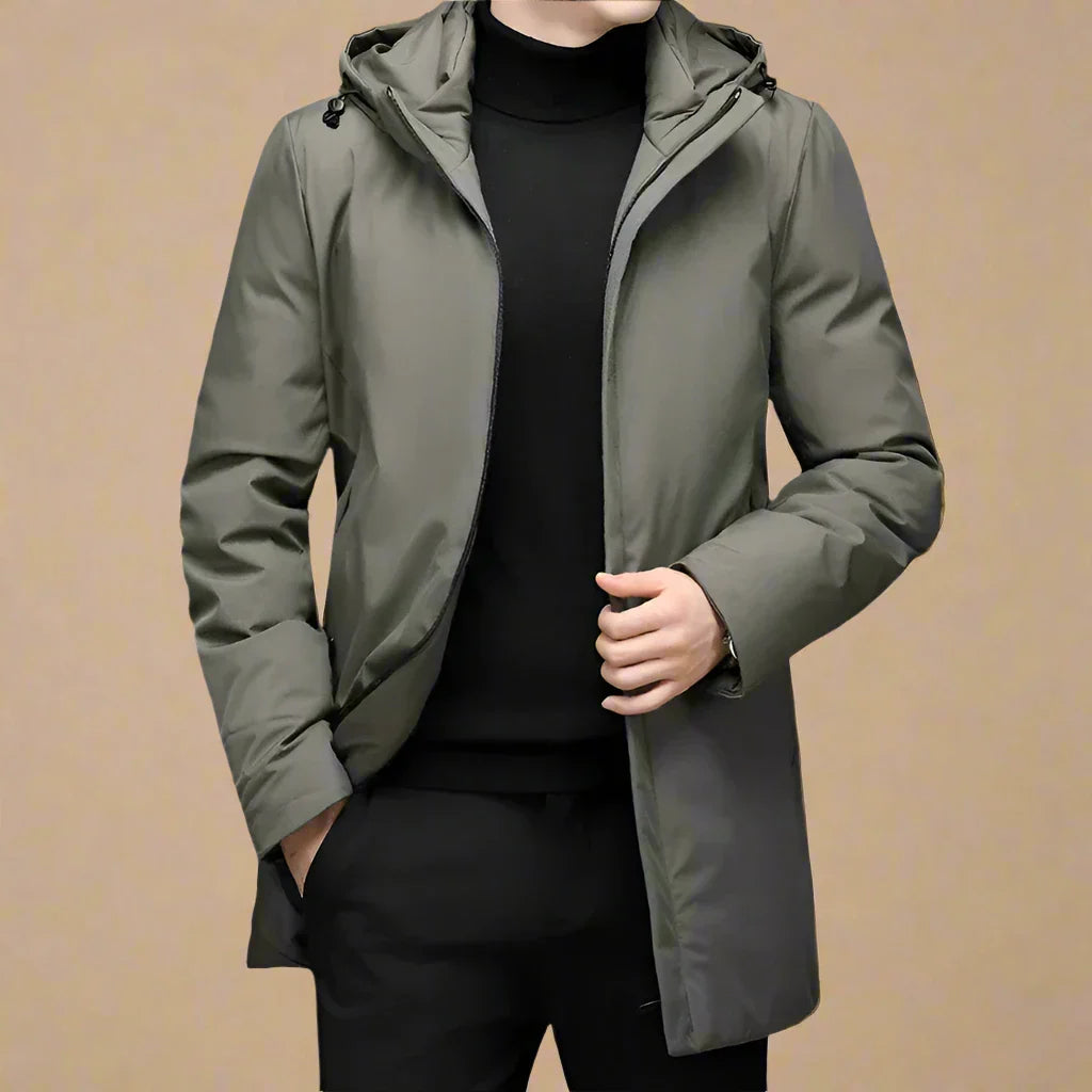 Men's Long Waterproof Winter Coat