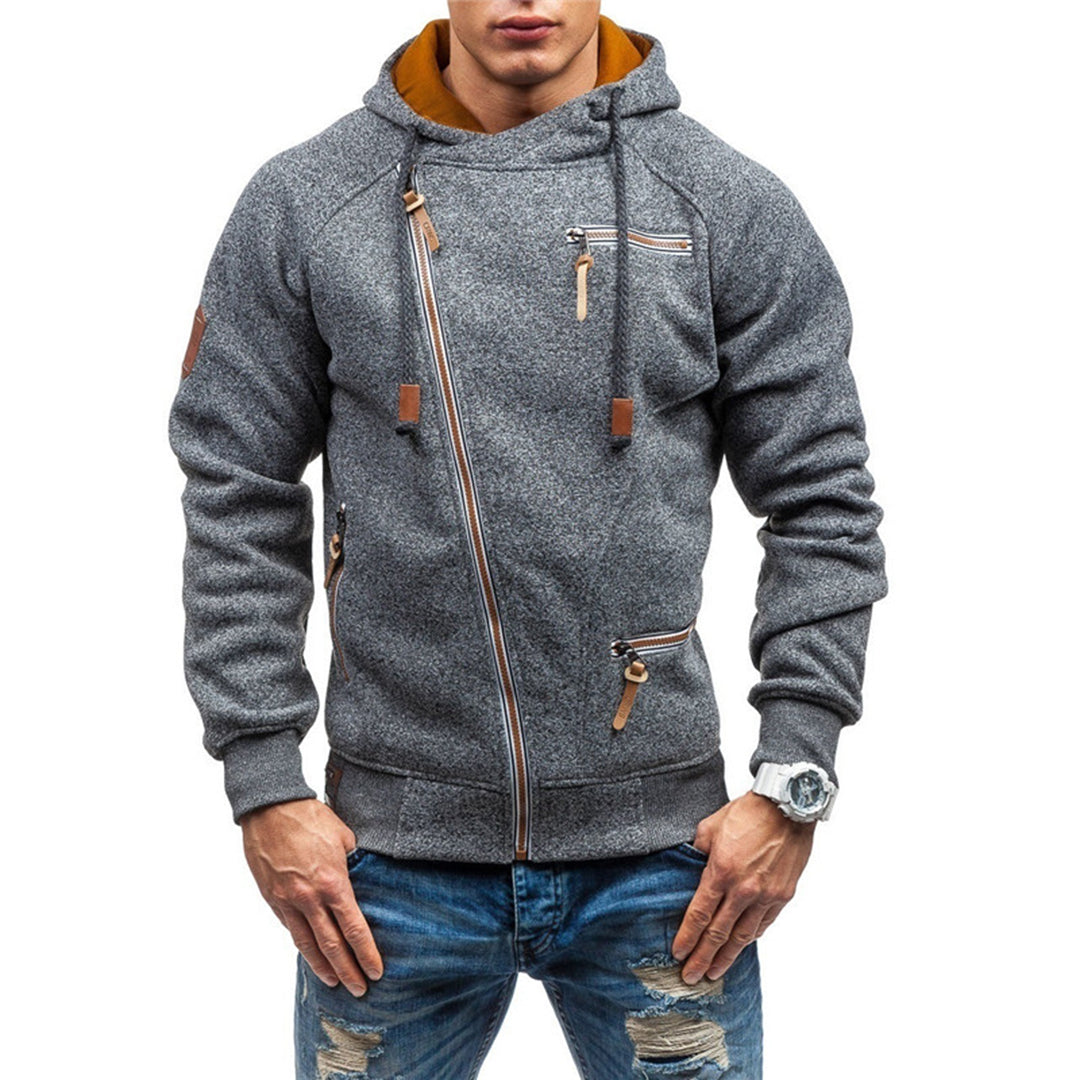 Jason | Fleece vest met capuchon voor heren