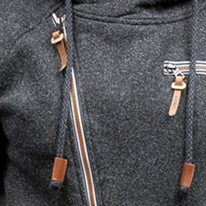 Brady | Casual hoodie met ritssluiting voor heren