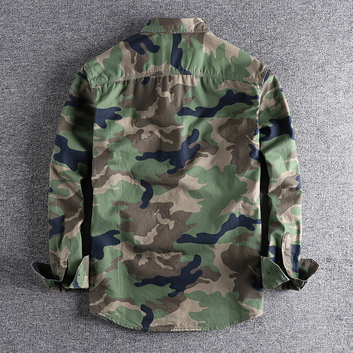 Abel - Militair Camouflage Zomer Shirt Voor Heren