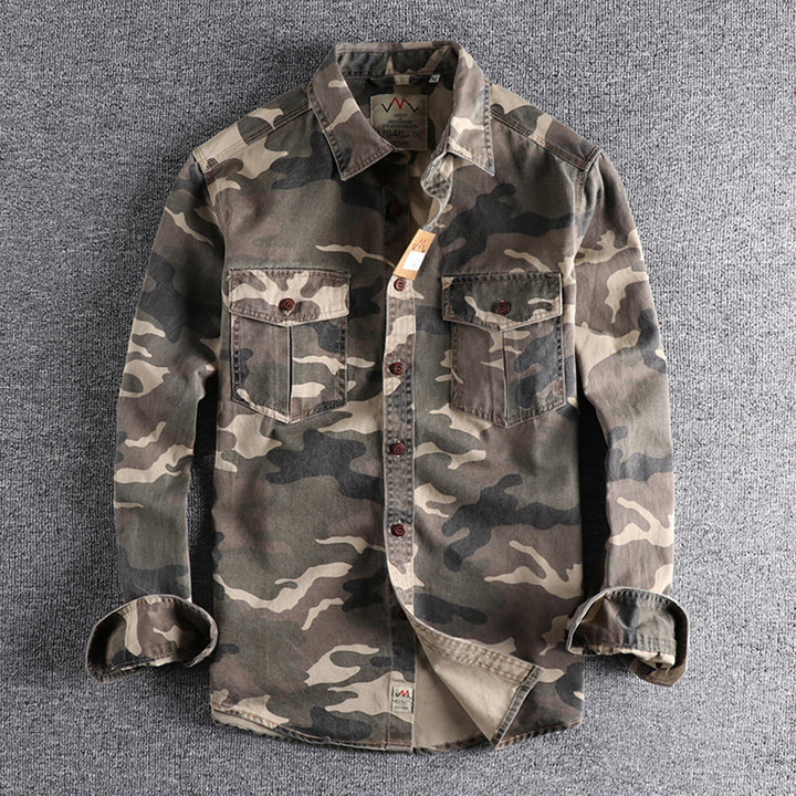 Abel - Militair Camouflage Zomer Shirt Voor Heren