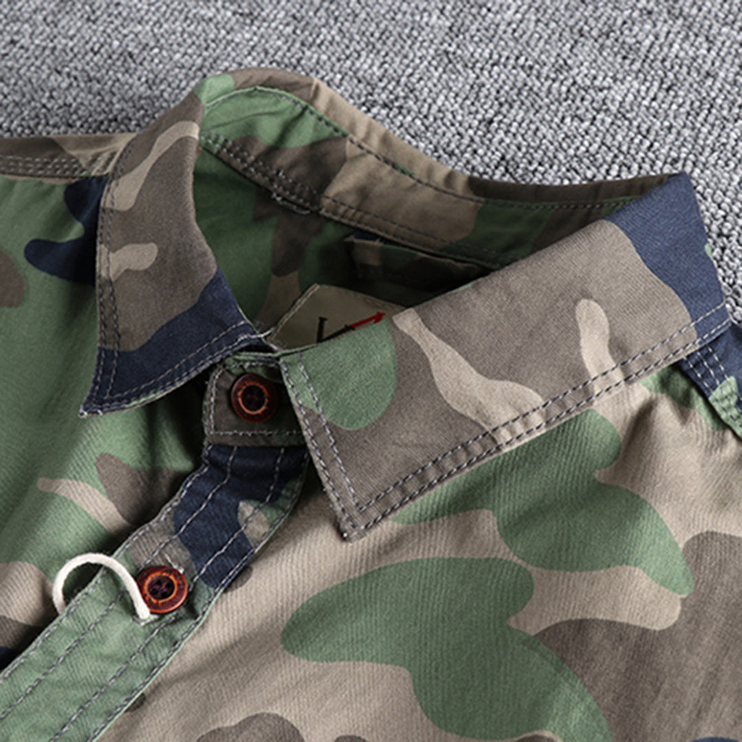 Abel - Militair Camouflage Zomer Shirt Voor Heren