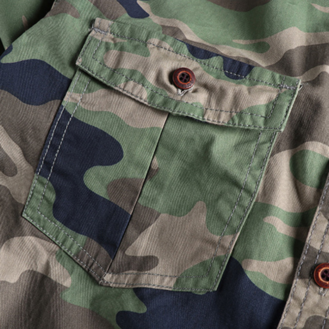 Abel - Militair Camouflage Zomer Shirt Voor Heren