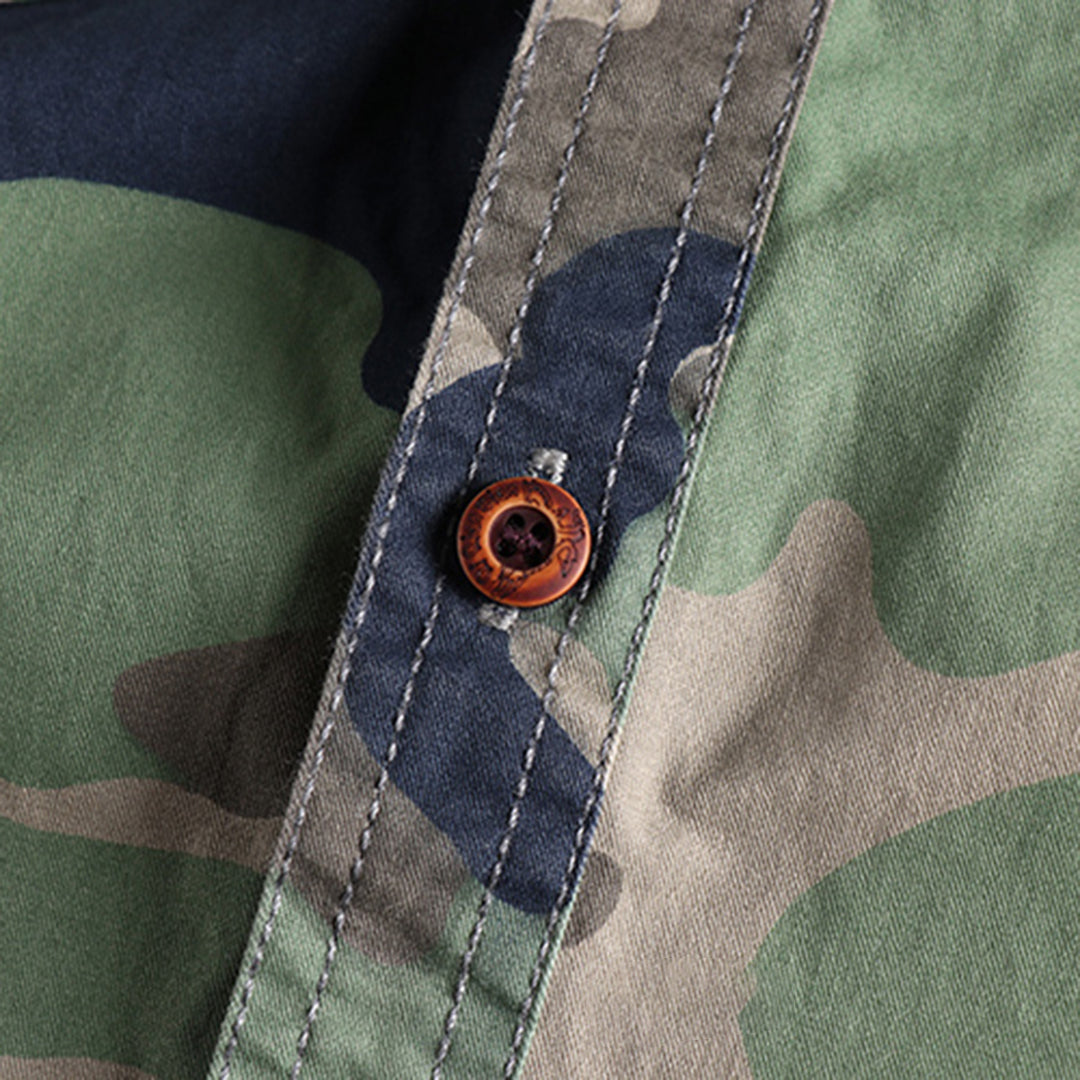 Abel - Militair Camouflage Zomer Shirt Voor Heren