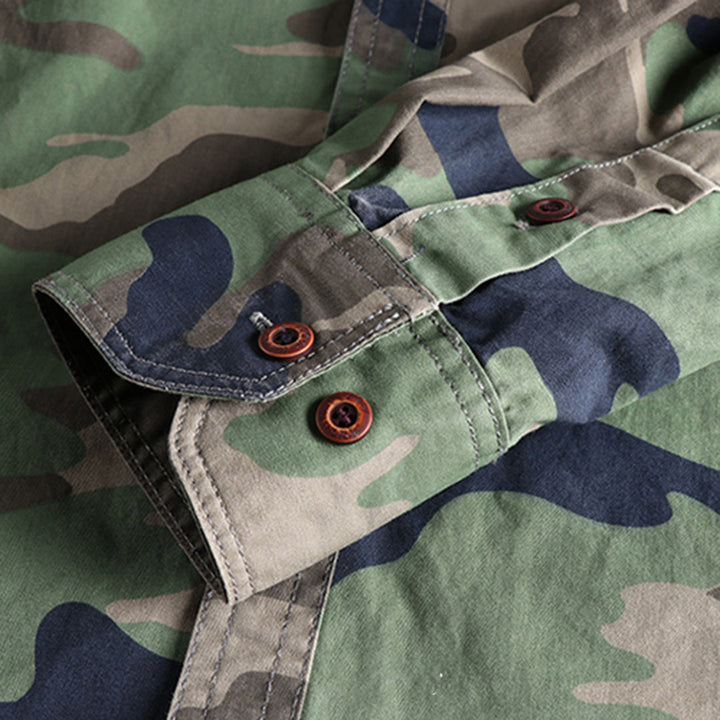 Abel - Militair Camouflage Zomer Shirt Voor Heren