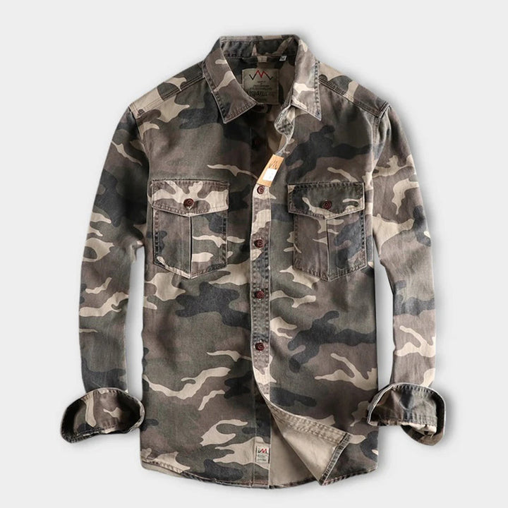 Abel - Militair Camouflage Zomer Shirt Voor Heren