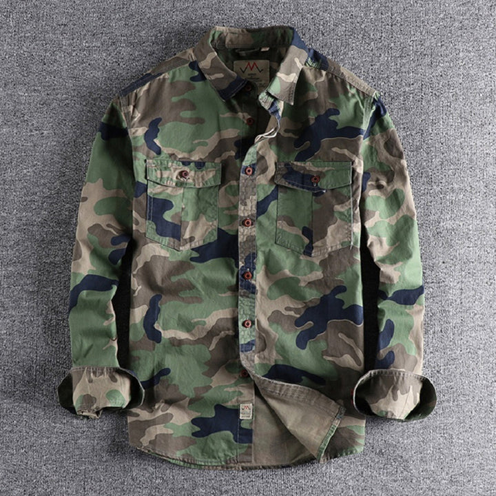 Abel - Militair Camouflage Zomer Shirt Voor Heren