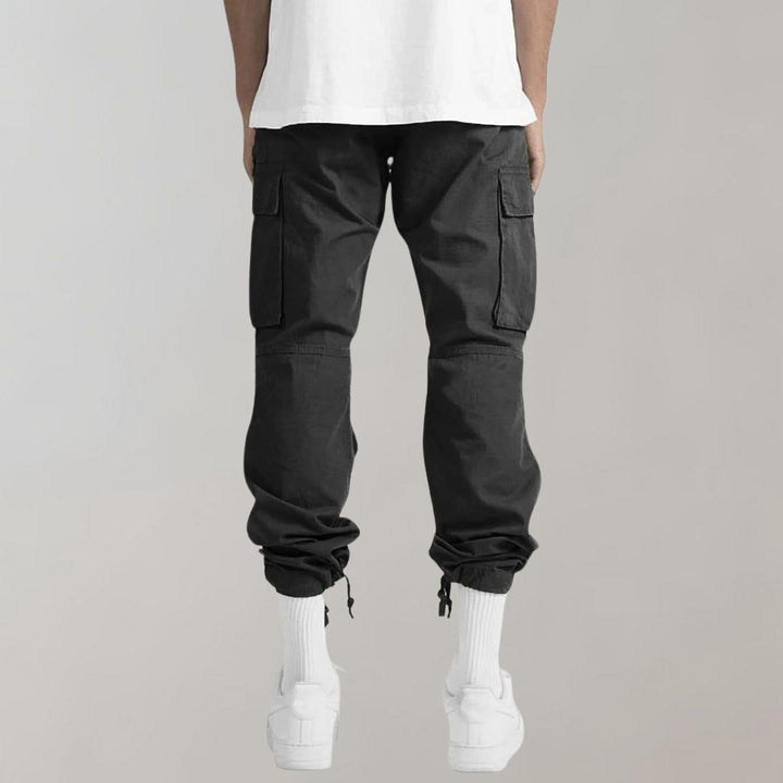 Clark | Relaxed Fit Cargo Broek met Meerdere Zakken