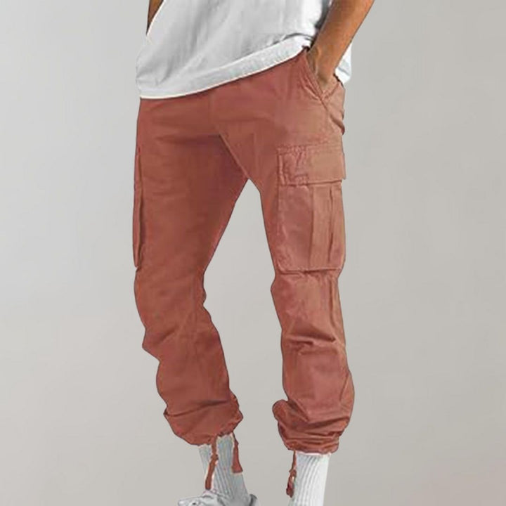 Clark | Relaxed Fit Cargo Broek met Meerdere Zakken