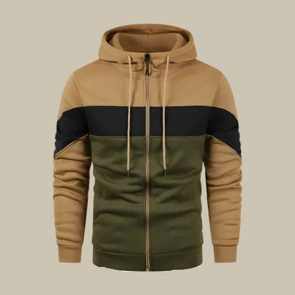 Casual Hoodie for Men with Zipper