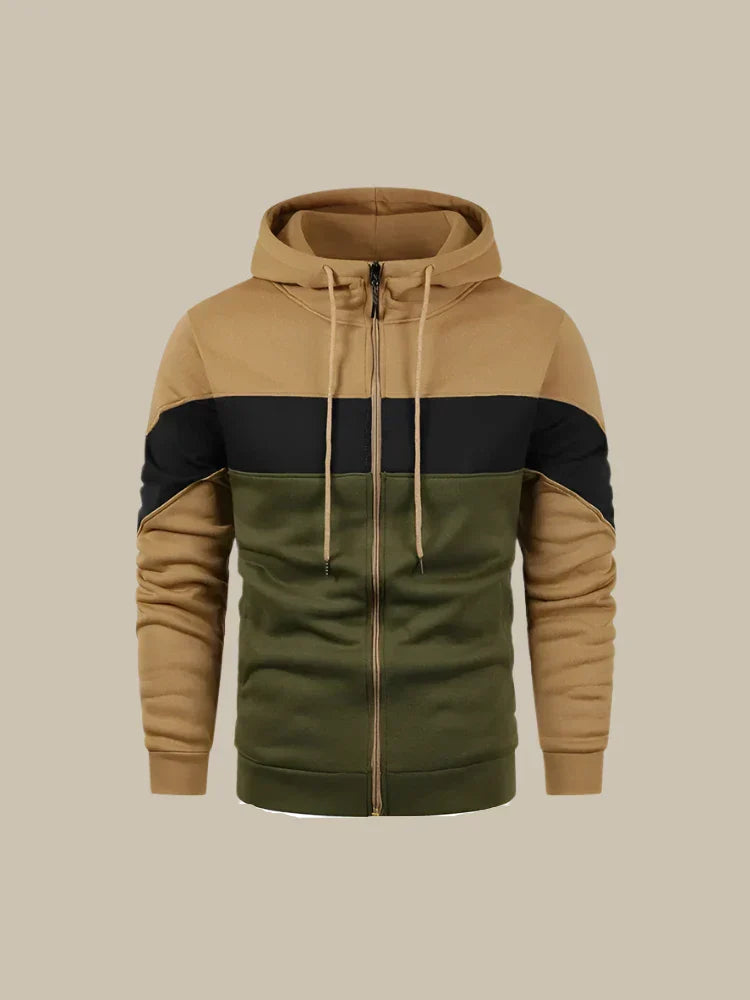 Casual Hoodie for Men with Zipper