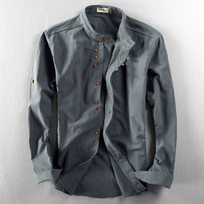 Noah Casual Shirt | Japanese Slim-Fit Shirt Styled with Buttons