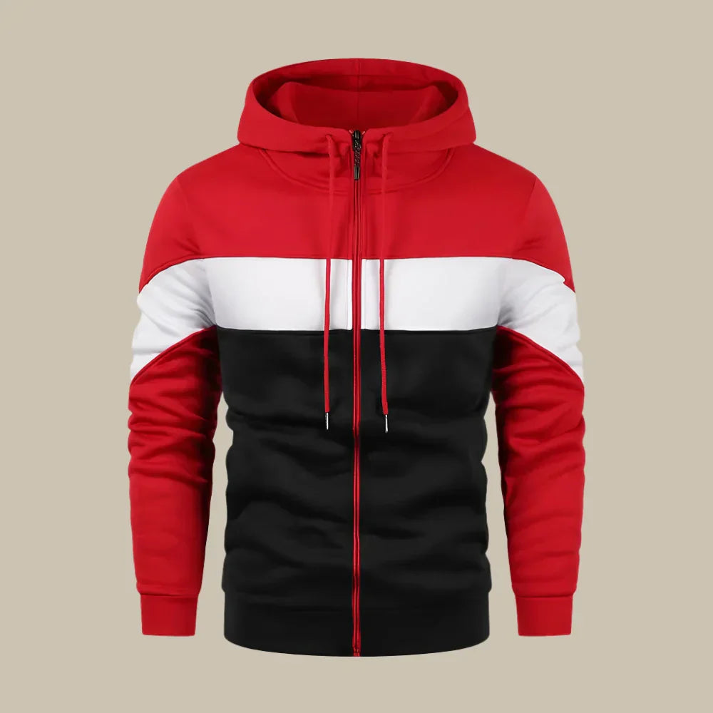 Casual Hoodie for Men with Zipper