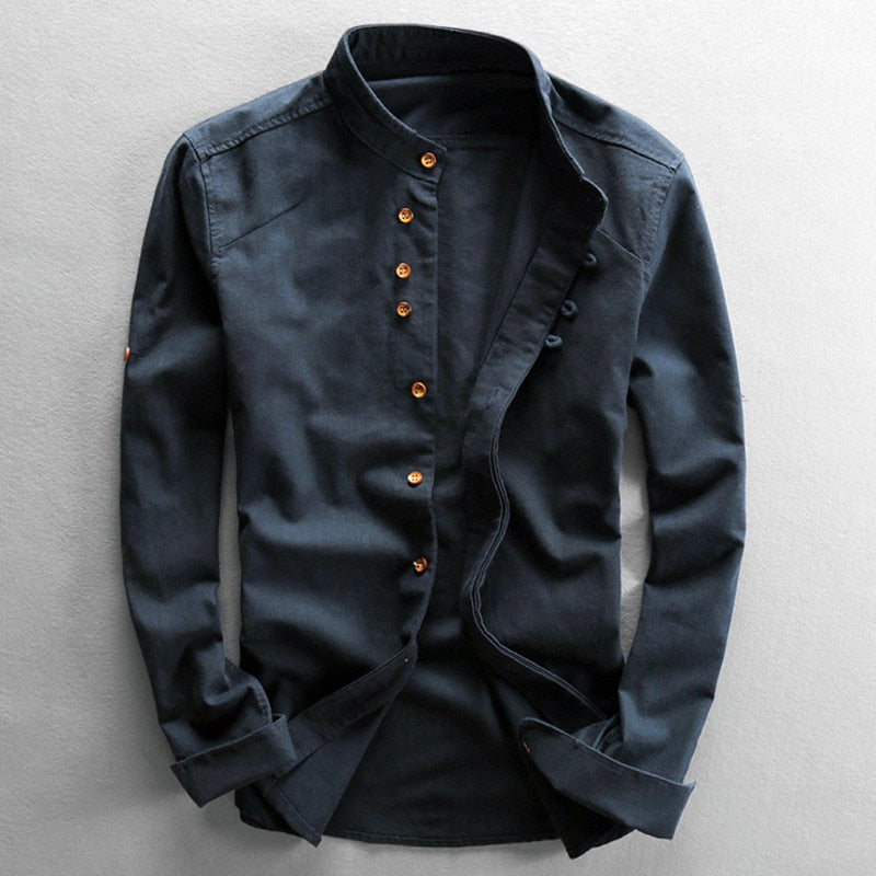 Noah Casual Shirt | Japanese Slim-Fit Shirt Styled with Buttons