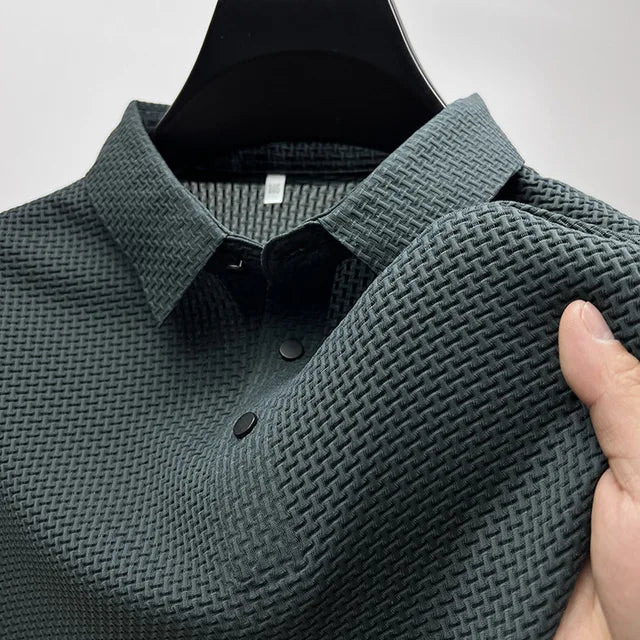 Boss - Silk T-Shirt: Breathable Mesh Comfort