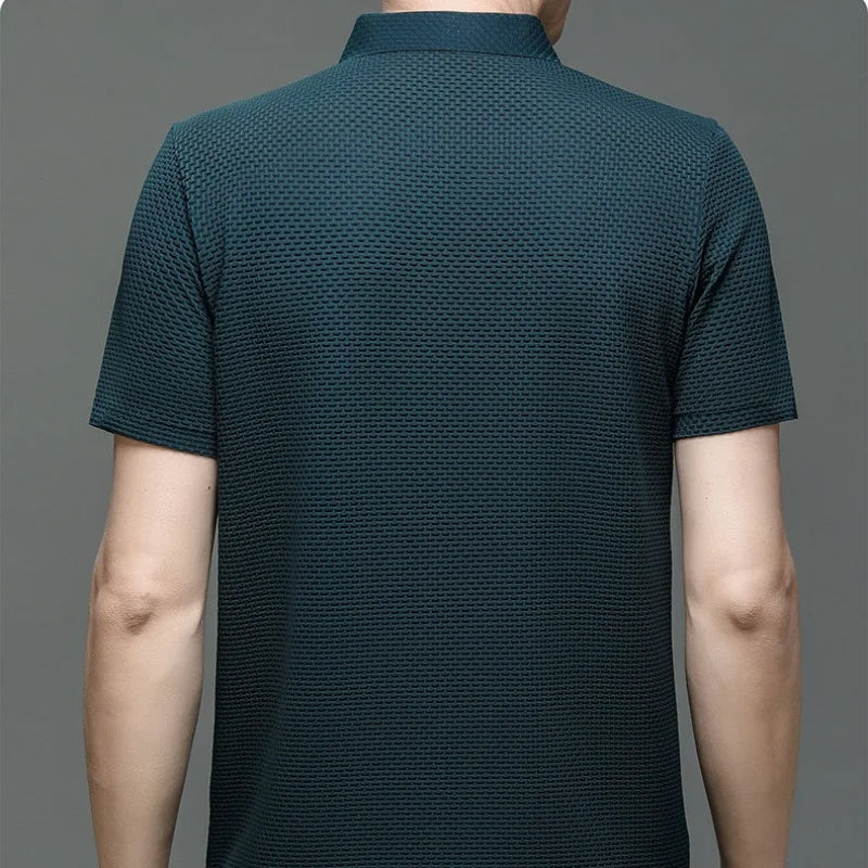 Boss - Silk T-Shirt: Breathable Mesh Comfort