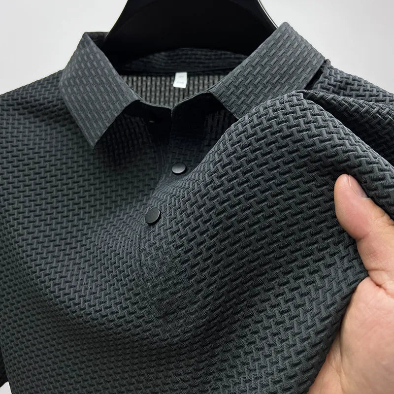 Boss - Silk T-Shirt: Breathable Mesh Comfort