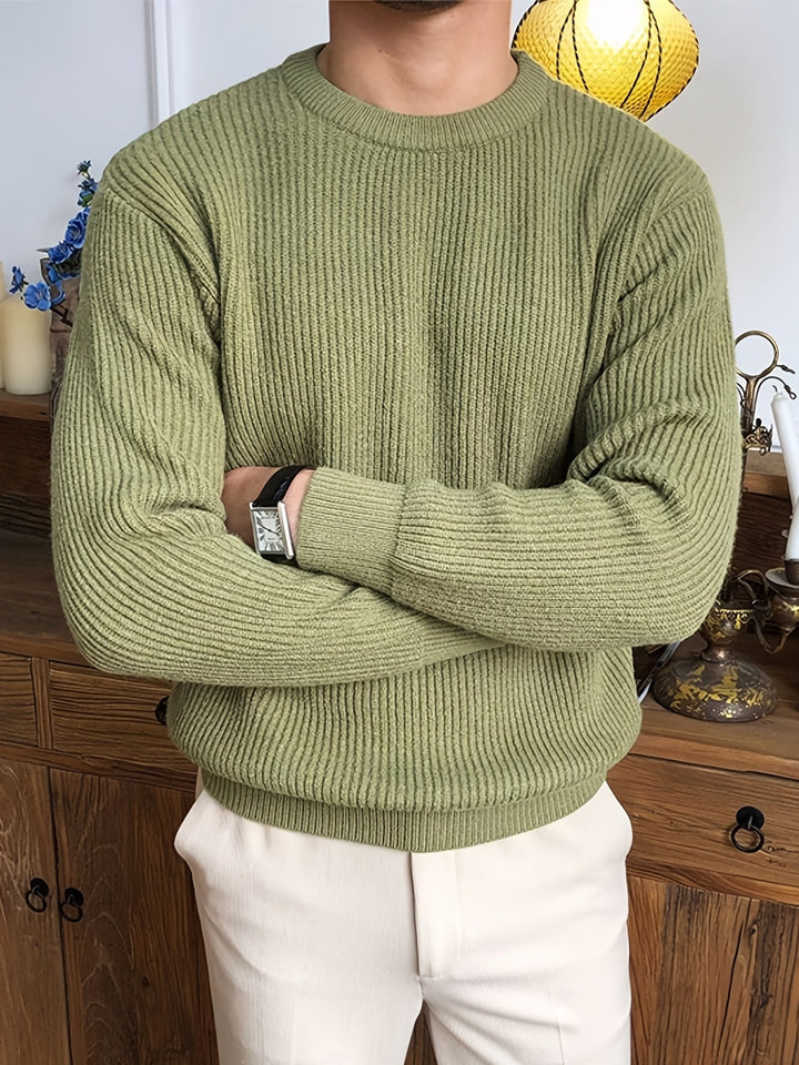 Jude - Trui | Stijlvolle kabeltrui design sweater voor mannen