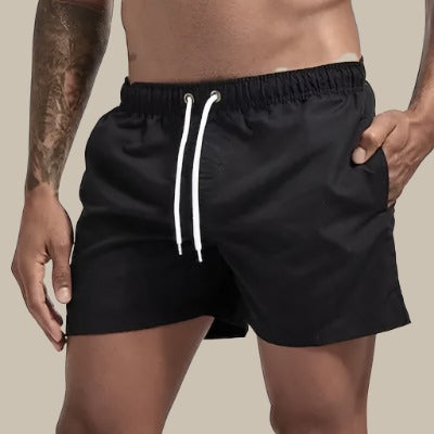 Quinteno - Premium Sneldrogende Basic Mid-Short Zwembroek Voor Heren