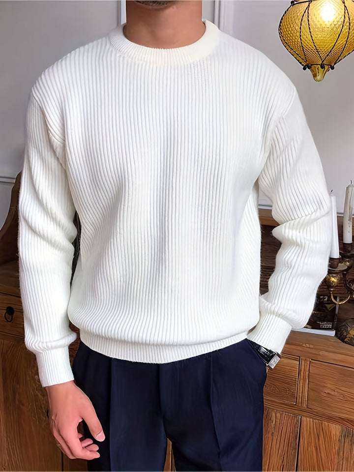 Jude - Trui | Stijlvolle kabeltrui design sweater voor mannen