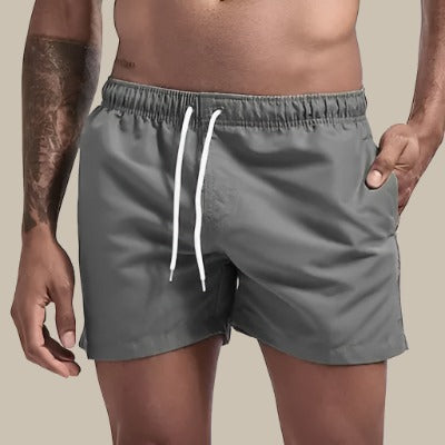 Quinteno - Premium Sneldrogende Basic Mid-Short Zwembroek Voor Heren