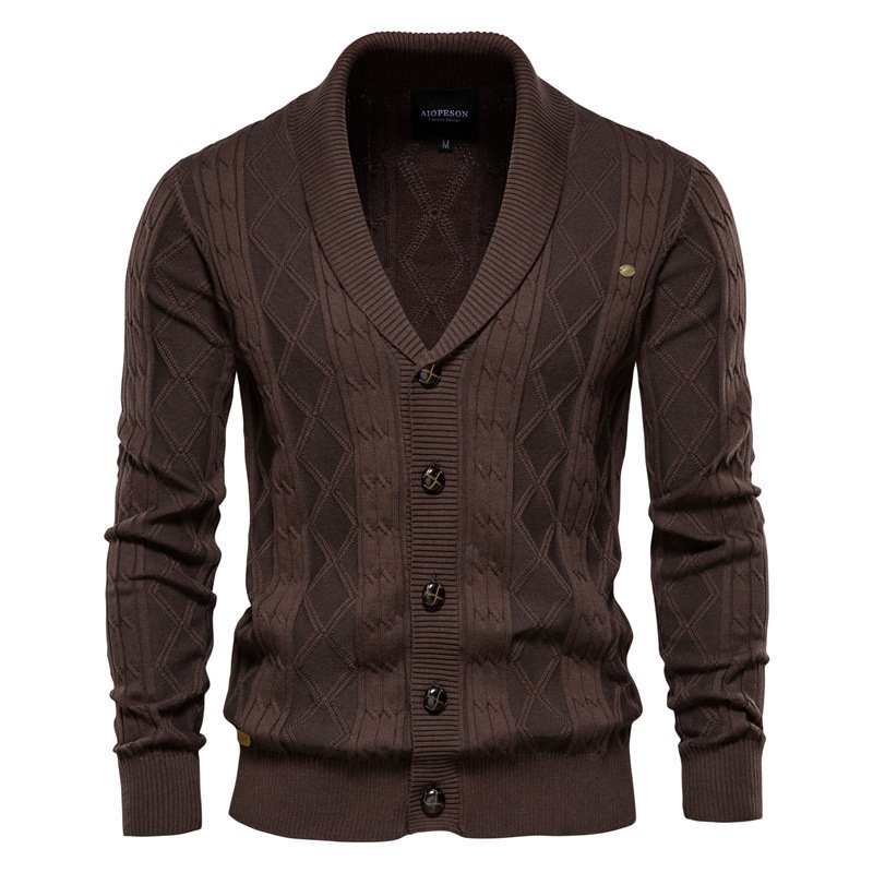 Onin - Cardigan | Luxe burton vest voor heren met knopsluiting