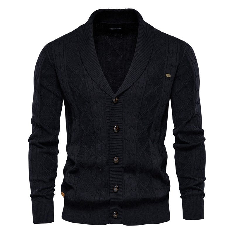 Onin - Cardigan | Luxe burton vest voor heren met knopsluiting