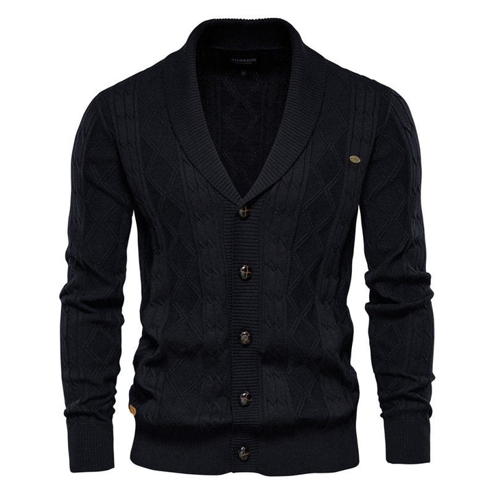 Onin - Cardigan | Luxe burton vest voor heren met knopsluiting