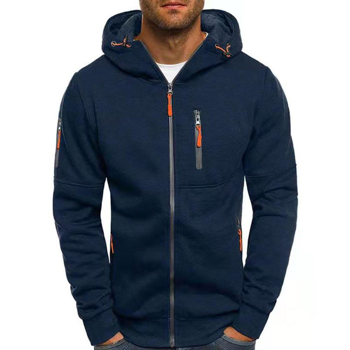 Edgar | Sweatshirt heren met rits en capuchon