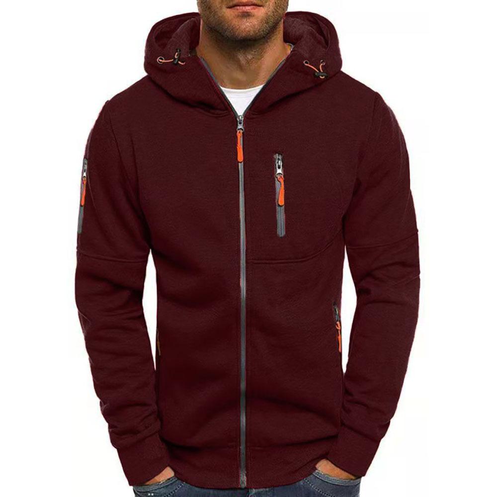 Edgar | Sweatshirt heren met rits en capuchon