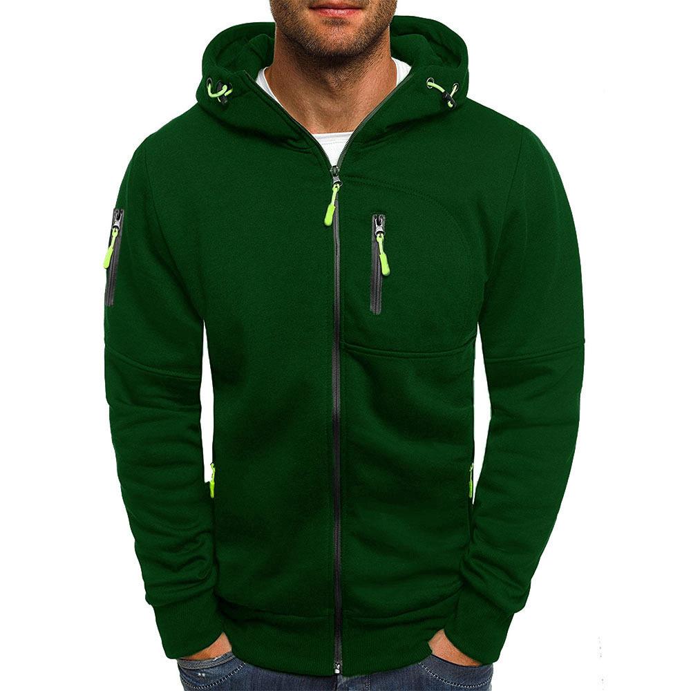 Edgar | Sweatshirt heren met rits en capuchon