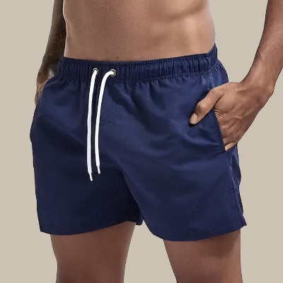 Quinteno - Premium Sneldrogende Basic Mid-Short Zwembroek Voor Heren