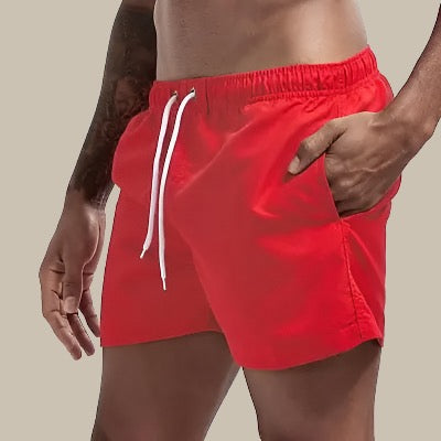 Quinteno - Premium Sneldrogende Basic Mid-Short Zwembroek Voor Heren