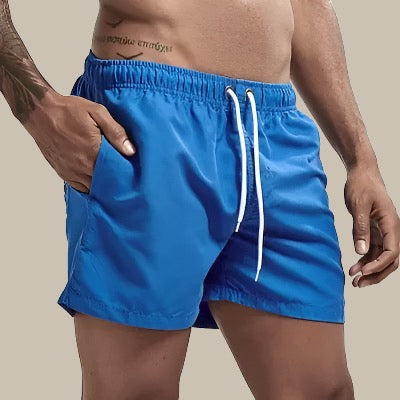 Quinteno - Premium Sneldrogende Basic Mid-Short Zwembroek Voor Heren